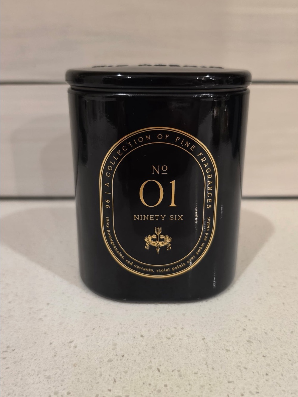 DW Home No. 01 Ninety Six Black 10 oz. Candle